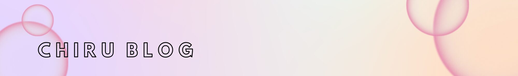 CHIRU BLOG